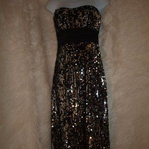 SPEECHLESS Silver Sequin DRESS WORN ONCE SIZE S
